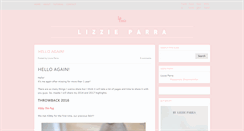 Desktop Screenshot of lizzieparra.com